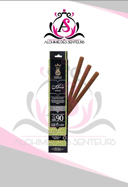 10 Bâtonnets d’encens Sondos durée 90 mn