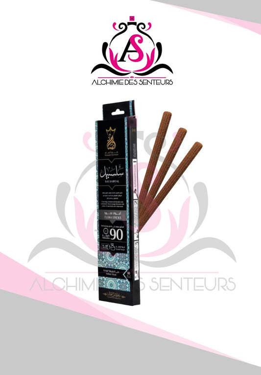 Boîte d’encens de 10 bâtonnets de 1h30 parfum rose et jasmin