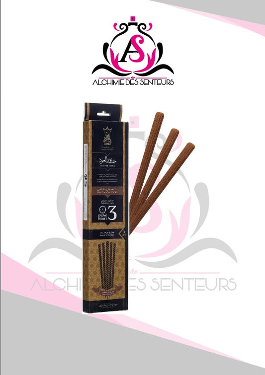 Boîte d’encens de 5 bâtonnets de 3h parfum OUD