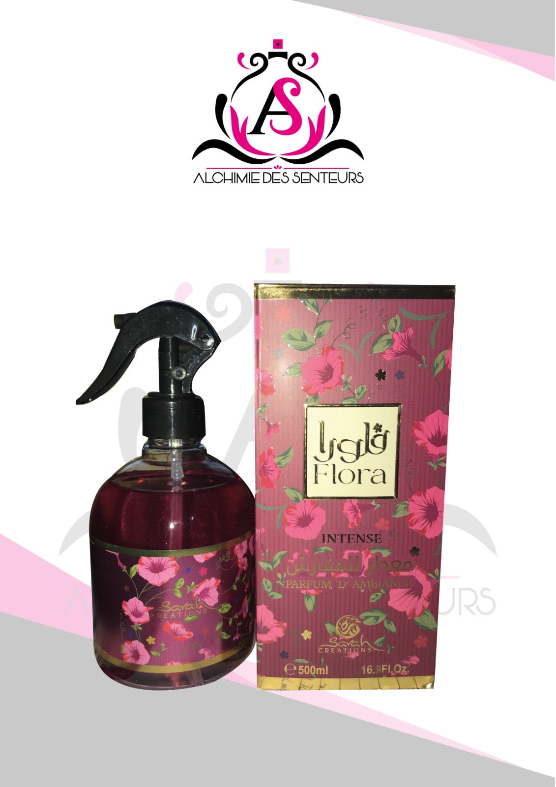 Parfum d’ambiance et textile INTENSE de Sarah creations original