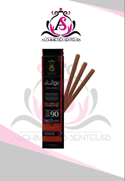 5 Bâtonnet d’encens rooh musc 90 mn