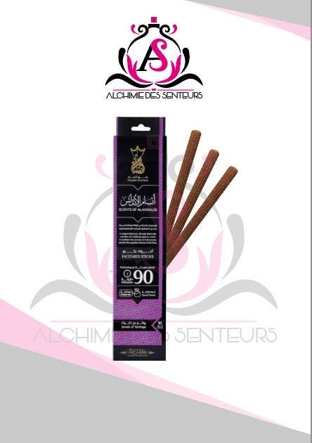 5 Bâtonnet d’encens rooh musc 90 mn