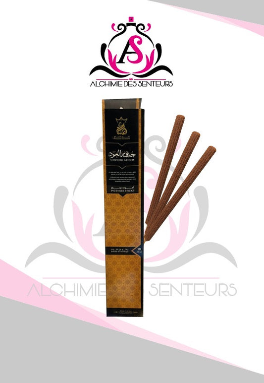 Boîte d’encens de 10bâtonnets de 2h30 parfum OUD original pour une ambiance chaleureuse et agréable